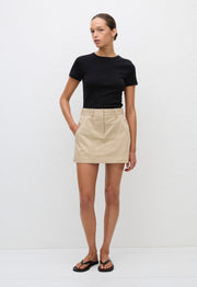 Utility Mini Skirt - Sand - Matteau